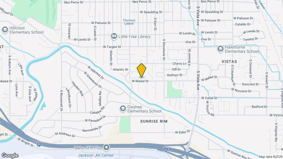 3238 W Malad St Map and Location Details