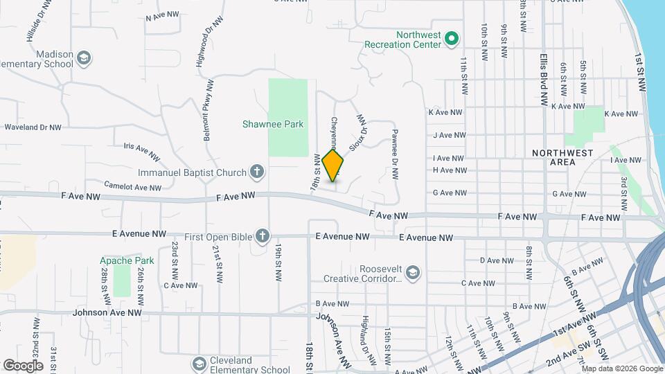 800 Cheyenne Rd NW Map and Location Details