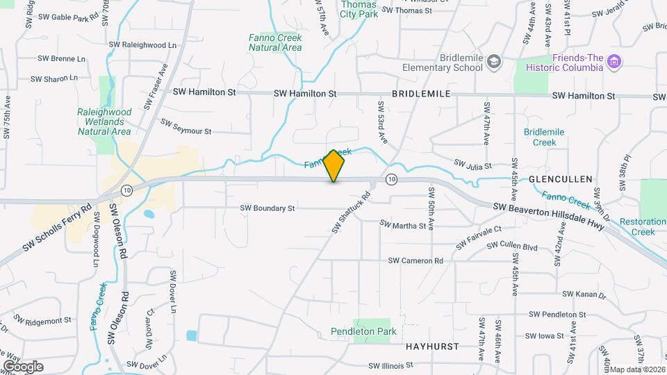 5554 SW Beaverton Hillsdale Hwy Map and Location Details