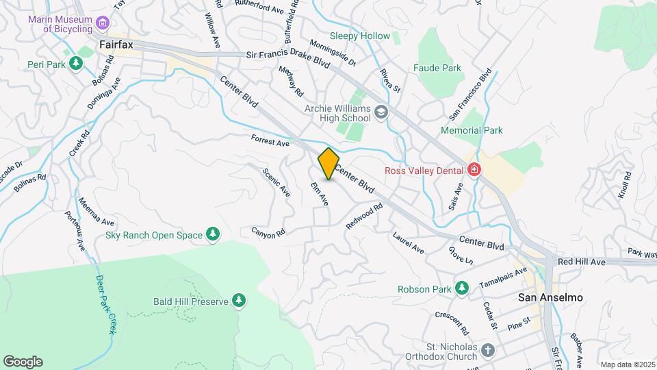 1363 San Anselmo Ave Mapa y Detalles de la Ubicación