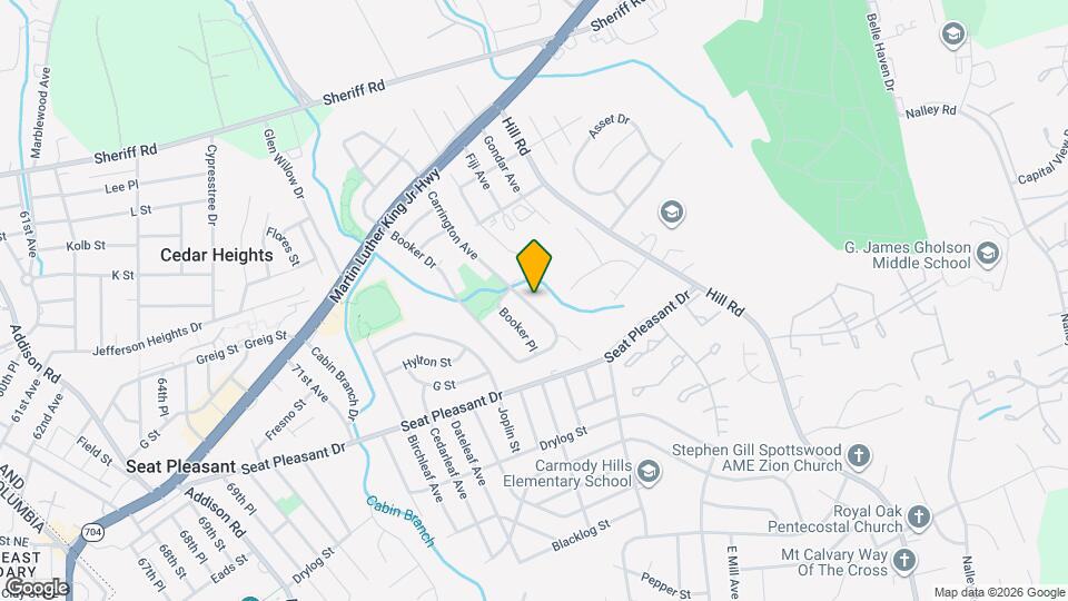 819 Carrington Ave Map and Location Details