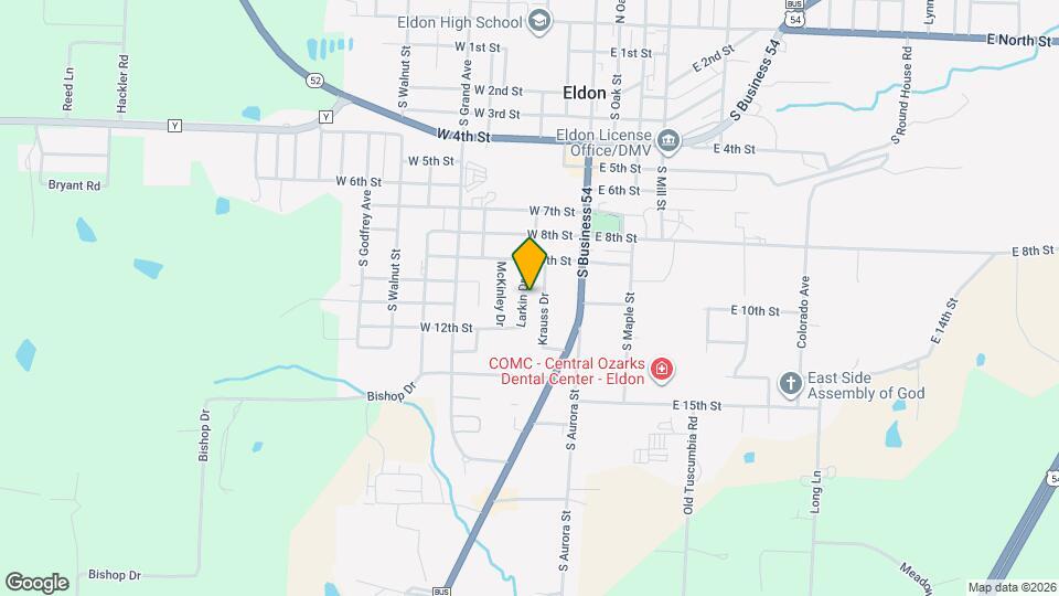 1010 Larkin Dr Map and Location Details