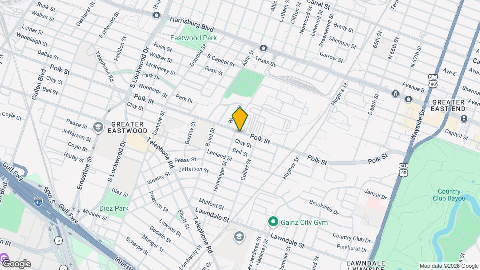 5210 Polk St Map and Location Details