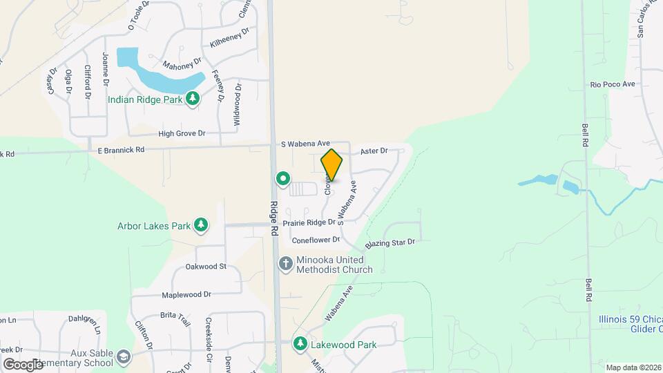 1096 Clover Dr Map and Location Details