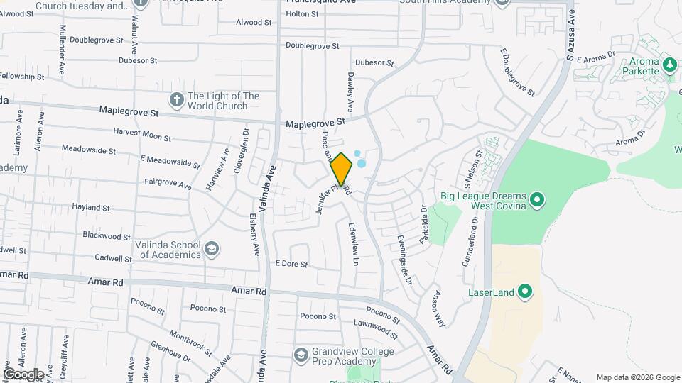 1806 Jennifer Pl Map and Location Details