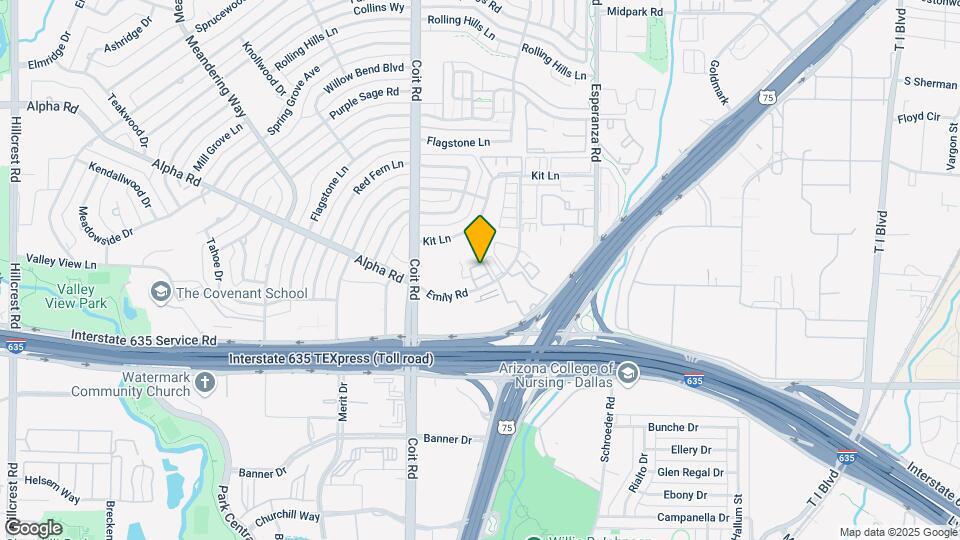 13219 Emily Rd, Unit 4101 Map and Location Details