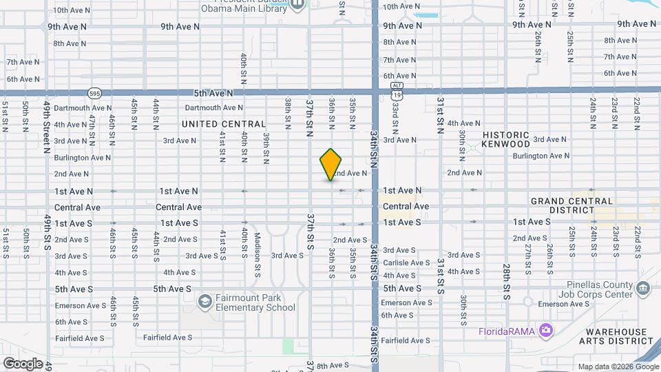 106 36th St N Map and Location Details