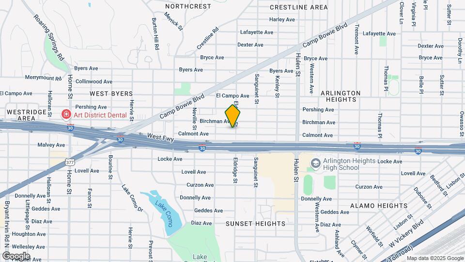 4904 Calmont Ave Mapa y Detalles de la Ubicación