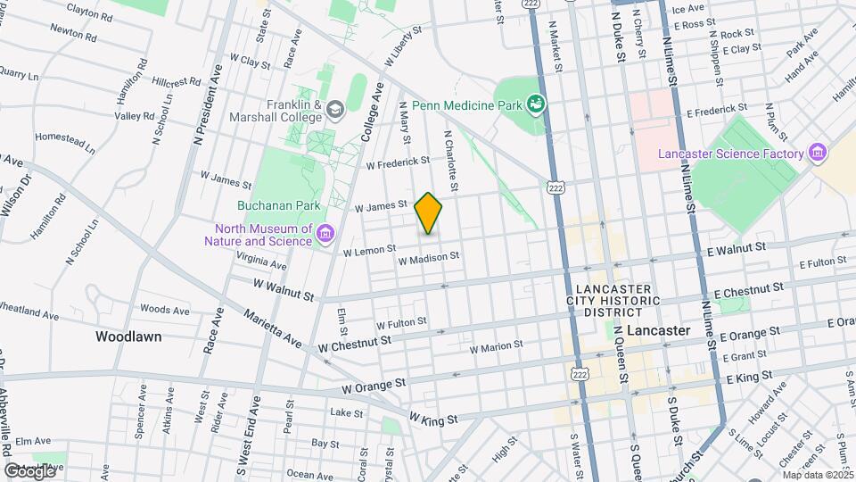 441 W Lemon St, Unit 2nd floor Map and Location Details