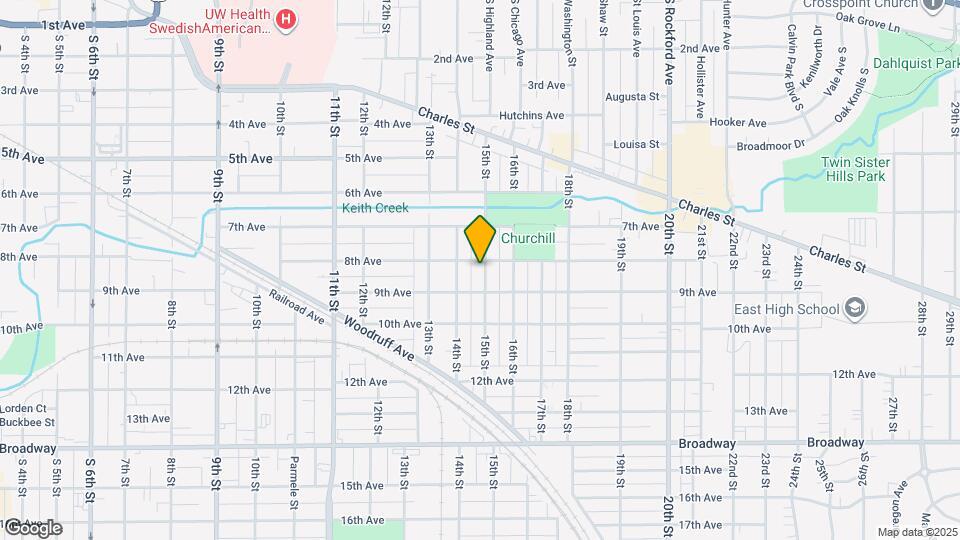 907 15th St Map and Location Details