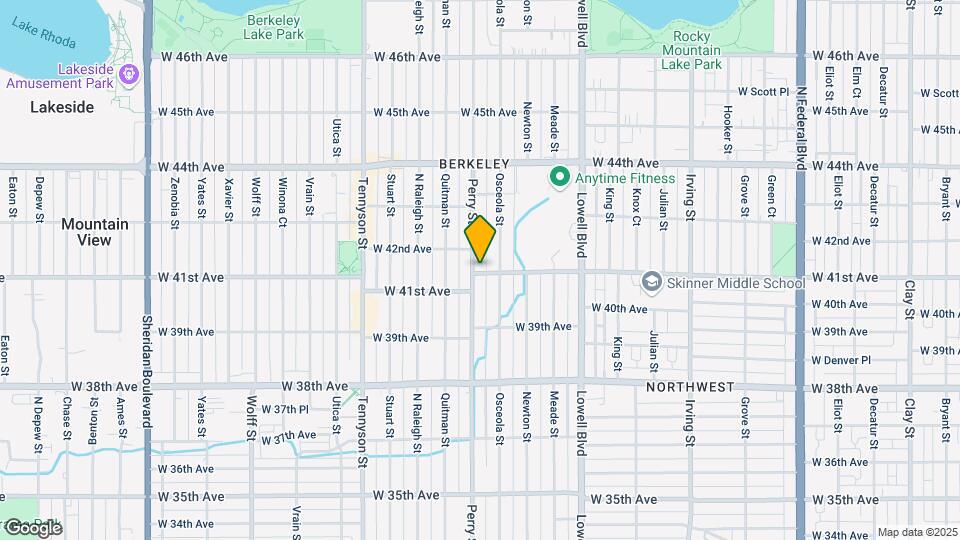 4100 Perry St Map and Location Details