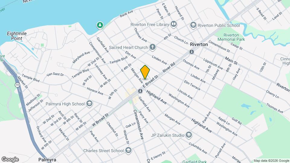 207 E Broad St, Unit 4 Mapa y Detalles de la Ubicación