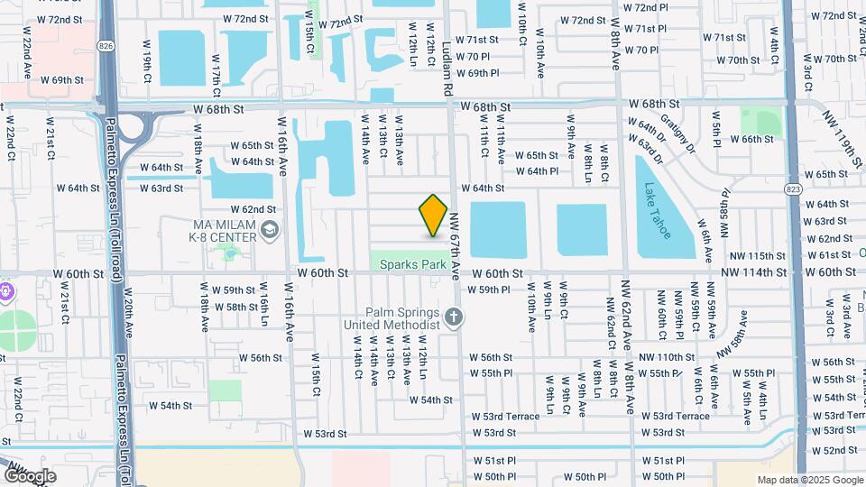 1232 W 60th Terrace Map and Location Details