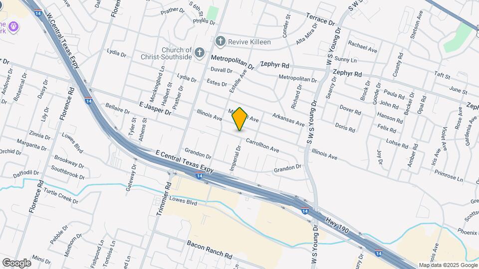 1313 Carrollton Ave Map and Location Details