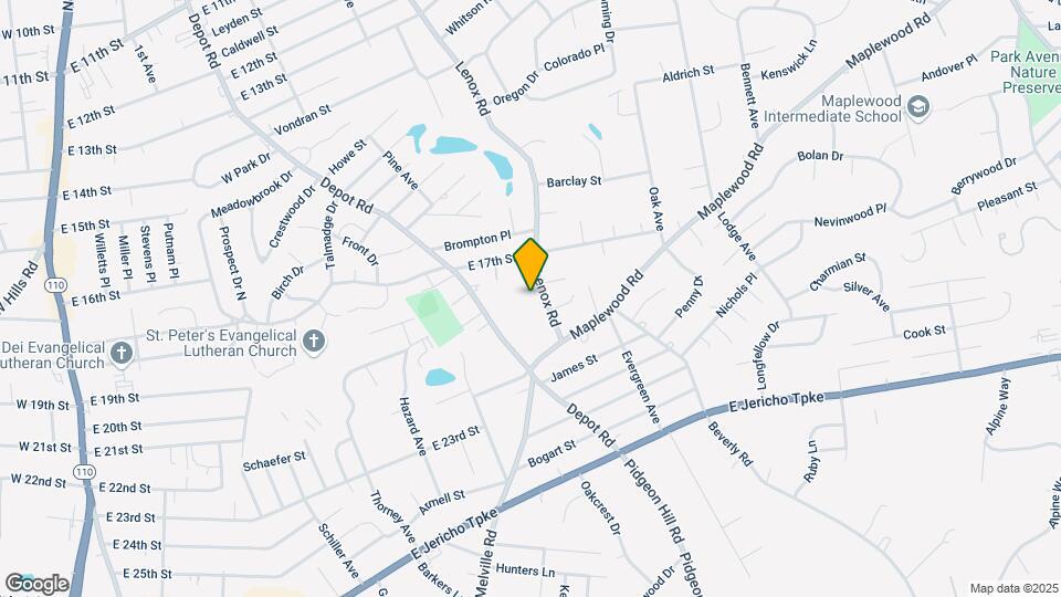445 Lenox Rd Map and Location Details
