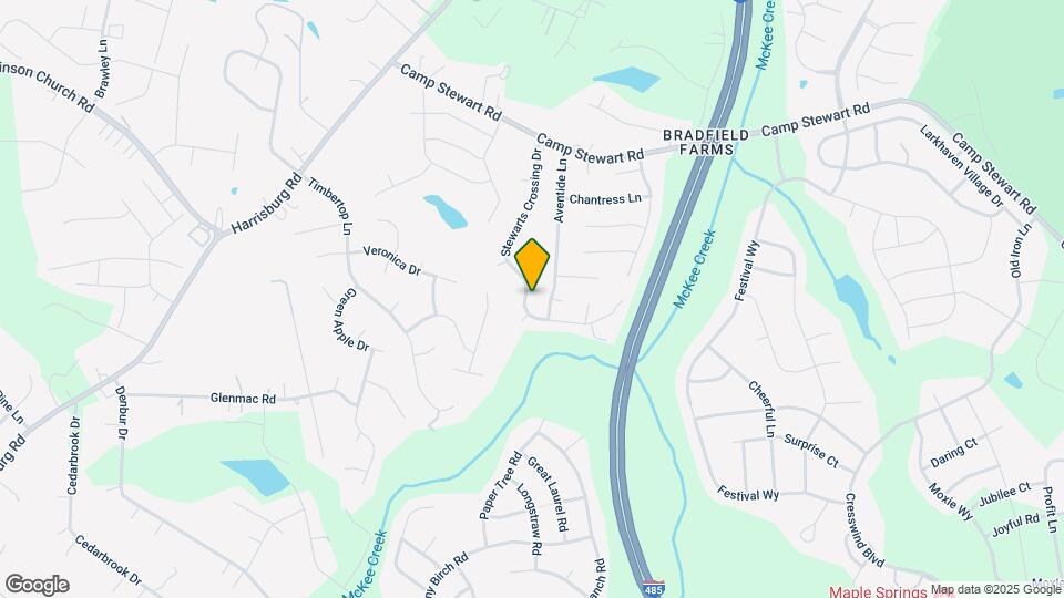 11814 Stewarts Crossing Dr Map and Location Details