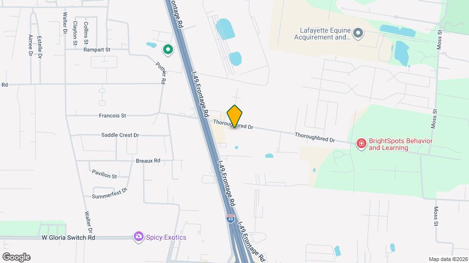 208 Thoroughbred Dr Map and Location Details