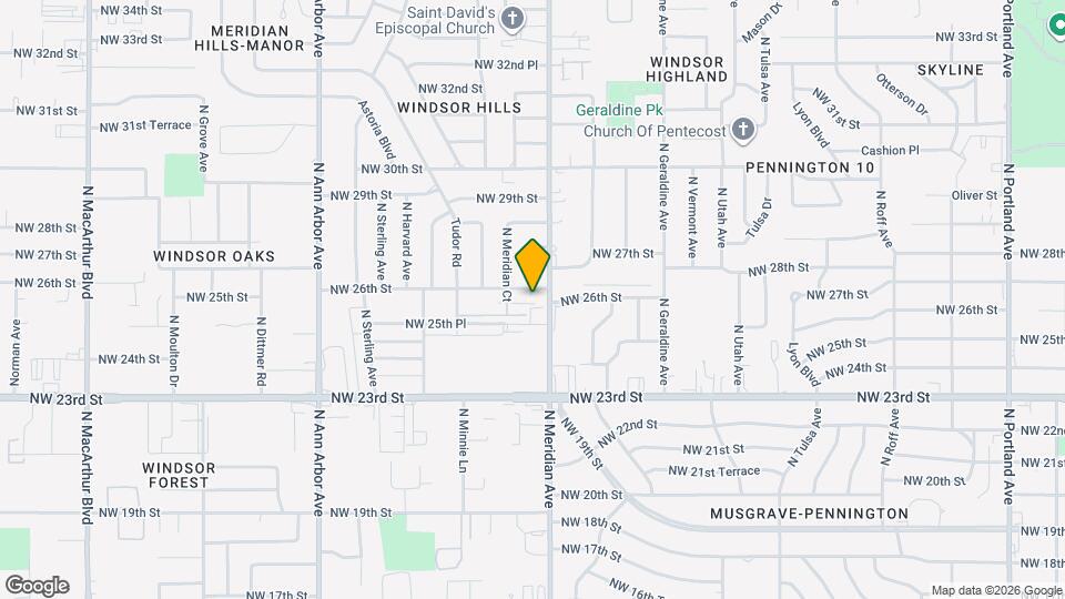 4506 NW 26th St Map and Location Details