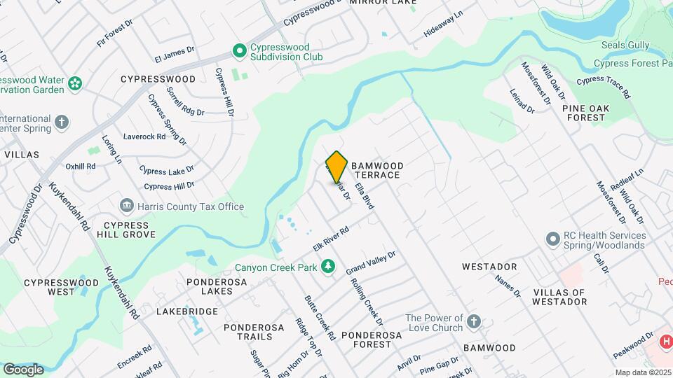 18027 Bambriar Dr Mapa y Detalles de la Ubicación