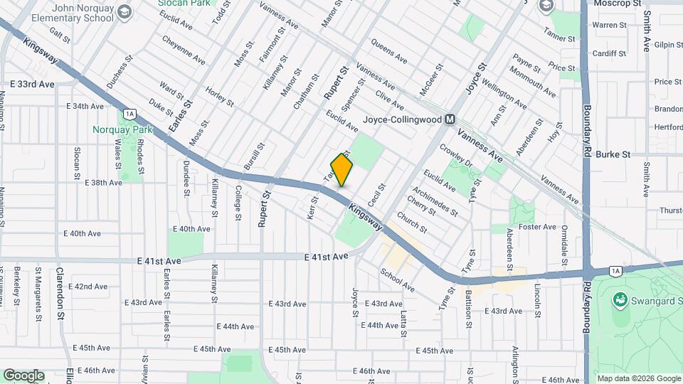 3155-3159 Kingsway Map and Location Details