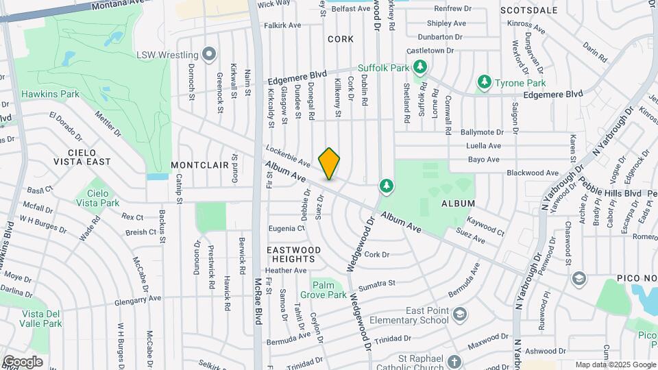 9913 Album Ave Map and Location Details