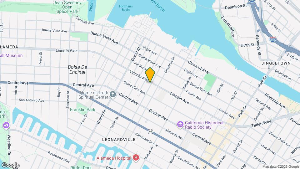 1531 Lafayette St Map and Location Details