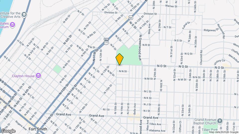 1120 N O St Map and Location Details