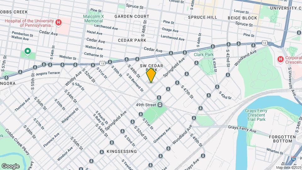 4817 Springfield Ave Map and Location Details