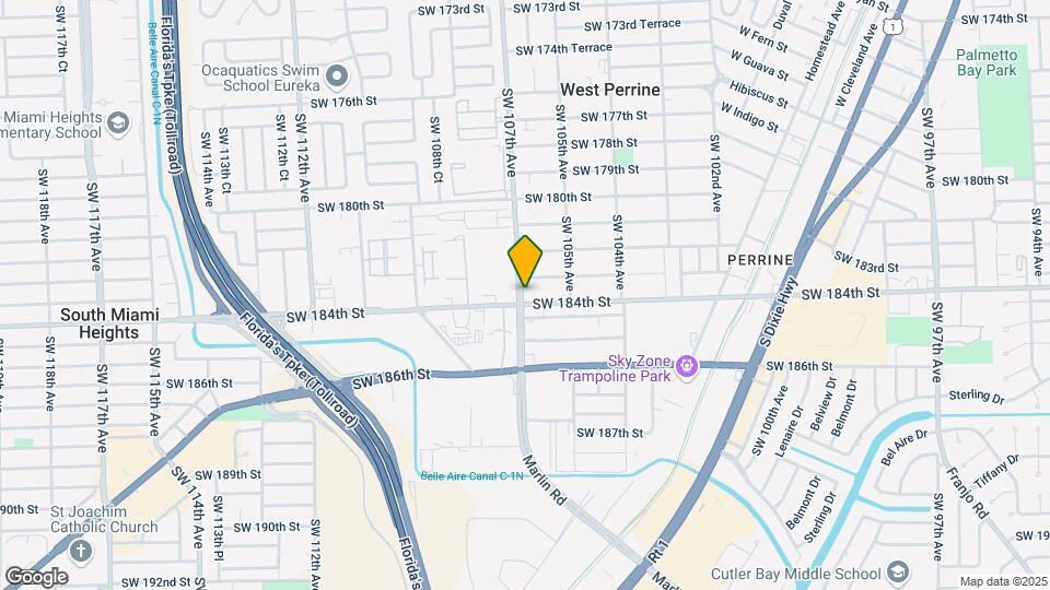 18353 SW 107th Ave Map and Location Details