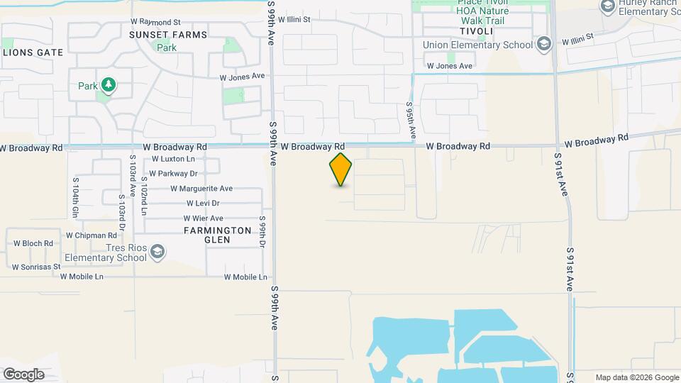 4621 S 97th Dr Mapa y Detalles de la Ubicación