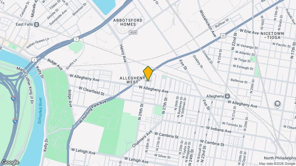 3219 N 29th St Map and Location Details