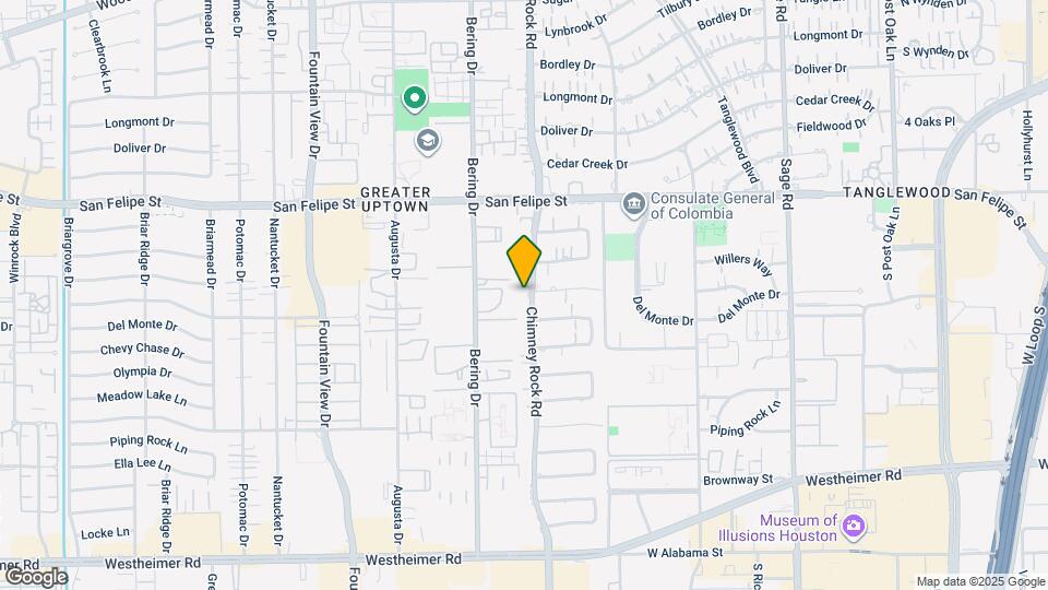 1902 Chimney Rock Rd Map and Location Details