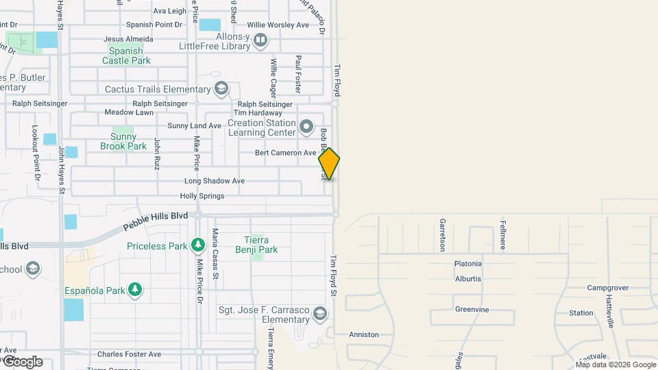 3008 Bob Beamon St Map and Location Details