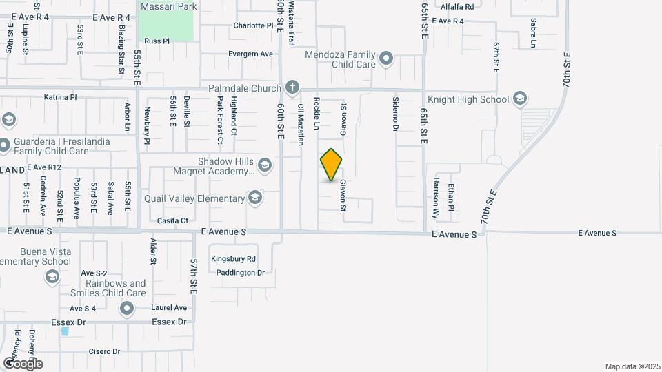 6124 Malaga Ct Map and Location Details