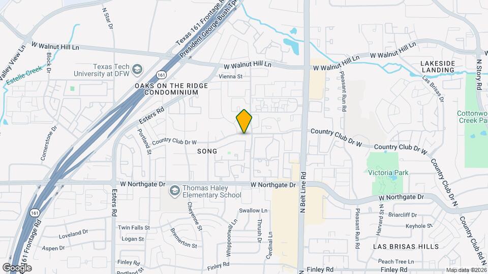3628 Country Club Dr W Map and Location Details