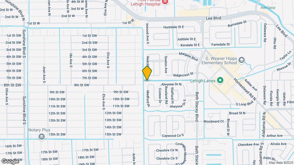 1539 Medford Pl Map and Location Details