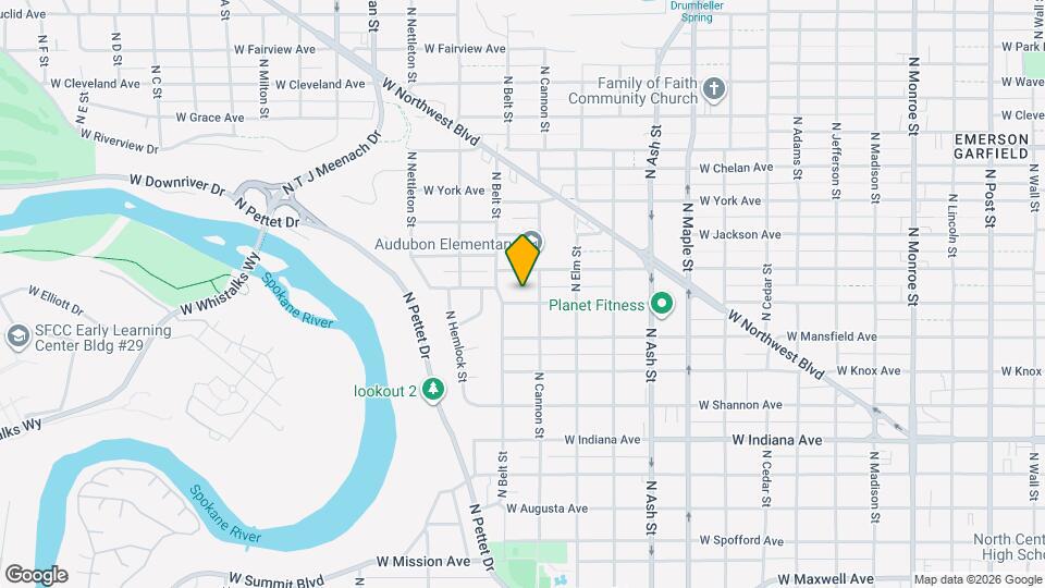 2012 W Montgomery Ave Map and Location Details