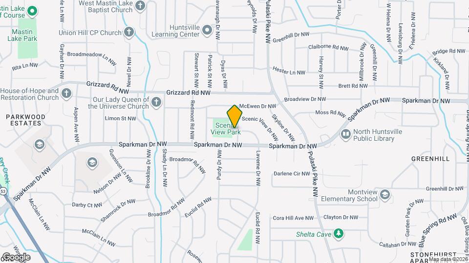 2607 Bonnieview Dr NW Map and Location Details