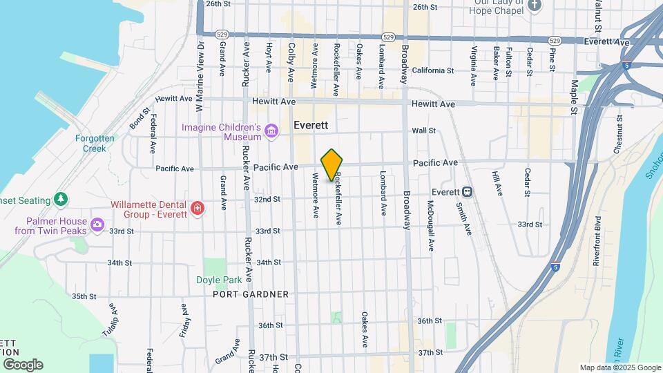 3120 Rockefeller Ave Map and Location Details