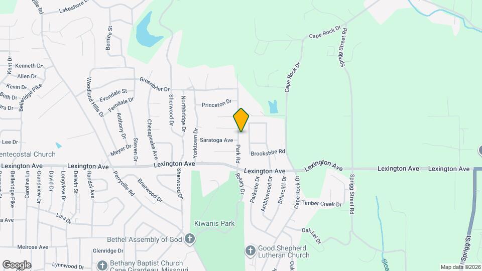 2036 Cambridge Dr Map and Location Details