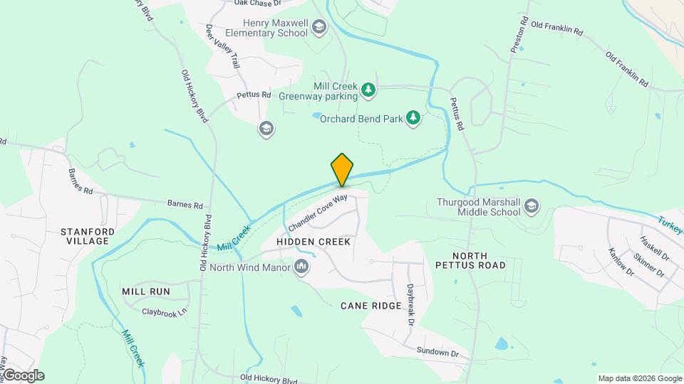 3501 Chandler Cove Way Map and Location Details