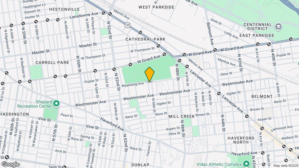 954 N 50th St Map and Location Details