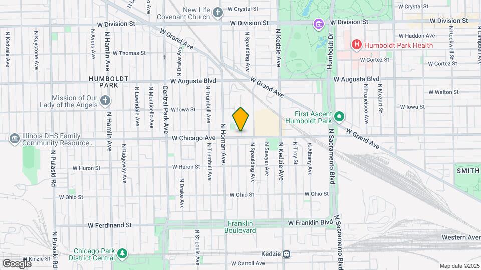 3328 W Chicago Ave Map and Location Details