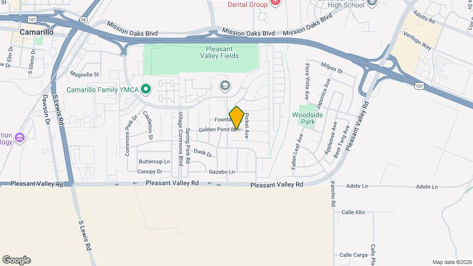 3750 Golden Pond Dr Map and Location Details