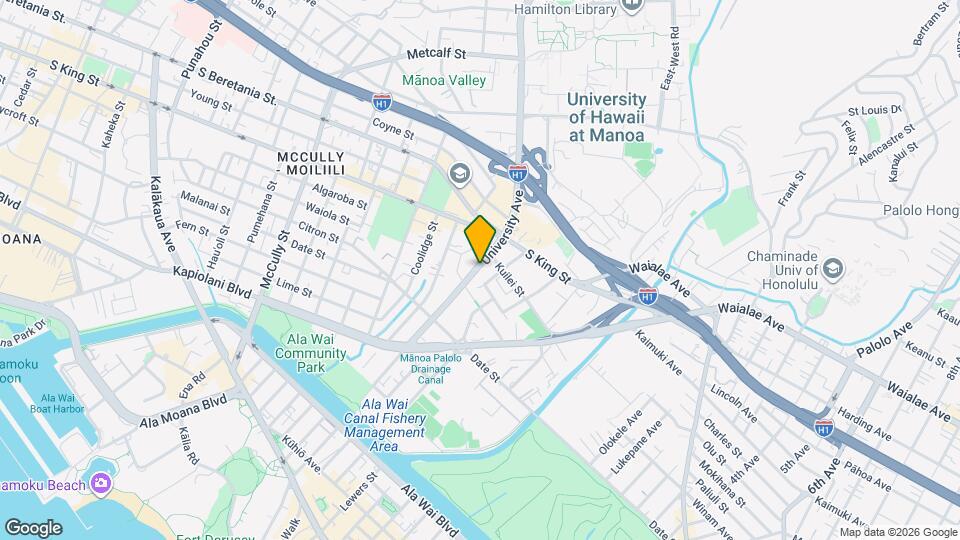 831 University Ave Map and Location Details