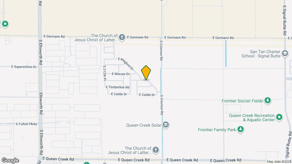 21505 E Sparrow Dr Map and Location Details
