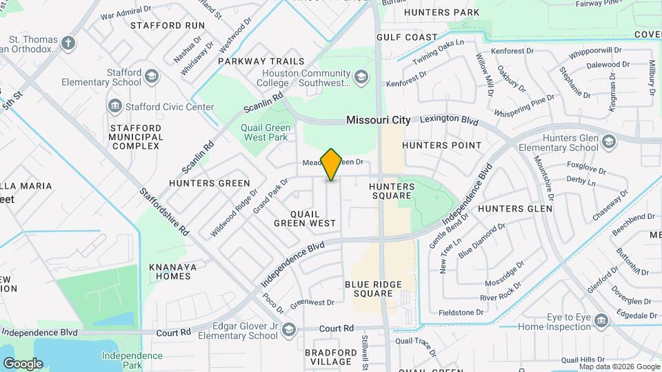 1911 Highcrest Dr Map and Location Details