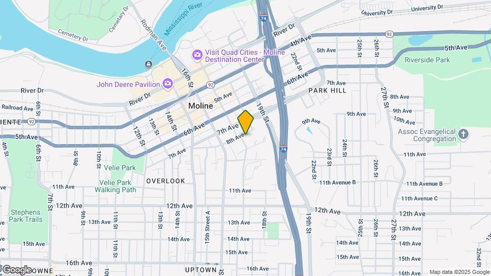 808 17th St Map and Location Details
