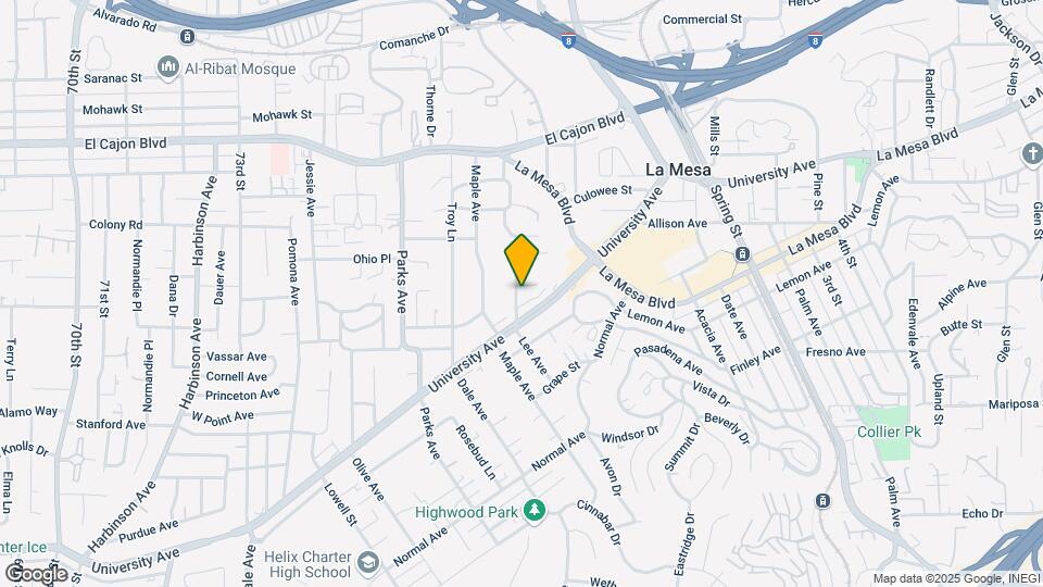 4661 Lee Ave Map and Location Details
