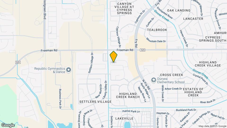 20814 Dewberry Creek Ln Map and Location Details